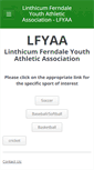 Mobile Screenshot of lfyaasports.com