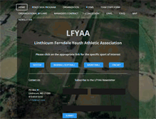 Tablet Screenshot of lfyaasports.com